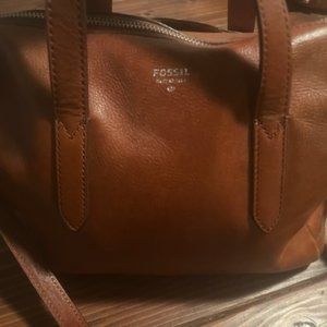 Fossil Tan Leather Sydney Crossbody, $65